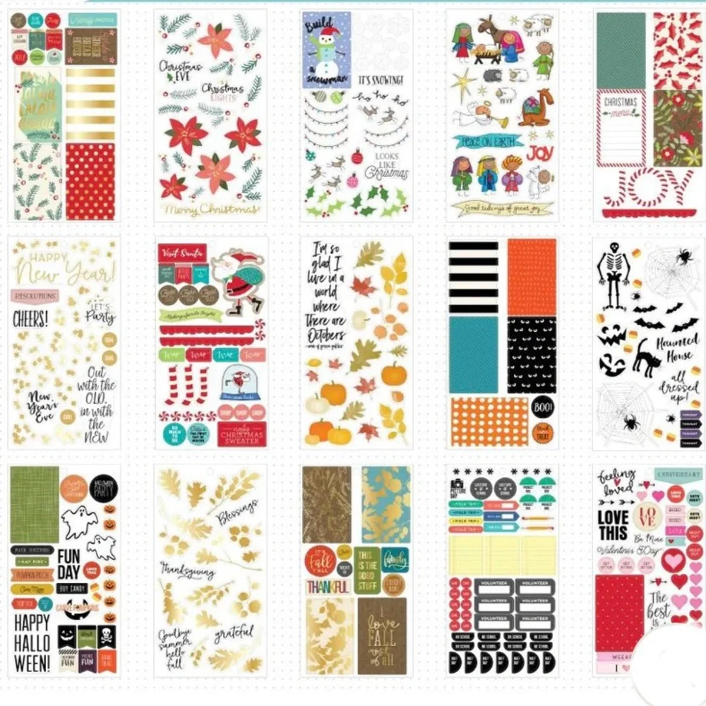 The Happy Planner Happy Memory Keeping BIG Seasons &Holidays Value Pack Stickers - Picture 3 of 4